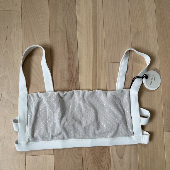 Tularosa White Mesh Swim Top – Size L, NWT - Picture 2 of 7